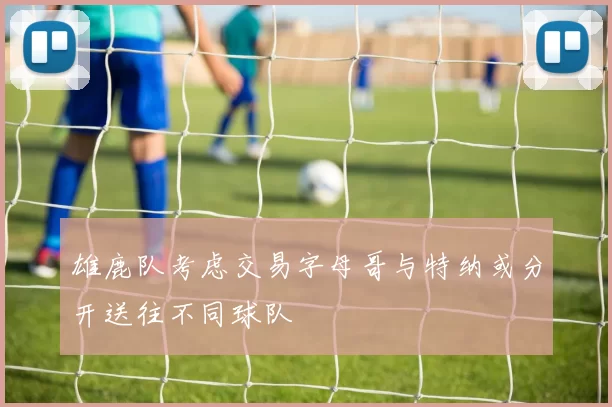 雄鹿队考虑交易字母哥与特纳或分开送往不同球队